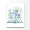 Green Perfume Bottle With Book Print 100% Australian Made 60x90cm (Stretched Canvas)