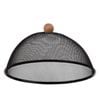 Esschert Design Iron Food Cover Dinning Tableware Kitchen Round Small Black
