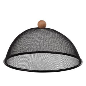 Esschert Design Iron Food Cover Dinning Tableware Kitchen Round Small Black