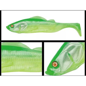 Adusta Pick Tail Swimmer 7" Soft Plastic Fishing Lure Green Chartreuse Shad