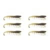 2x 3PK 4.5In Rapala Crush City The Imposter Plastic Prawn Lures - Purple Haze