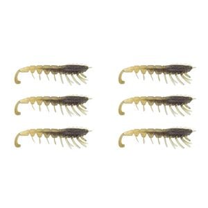 2x 3PK 4.5In Rapala Crush City The Imposter Plastic Prawn Lures - Purple Haze