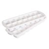 2pc Cuisena 14 Ice Cube Tray Maker Mould Set - White