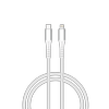 Jackson 2m White USB-C To Lightning Braided Cable With Velcro Wrap