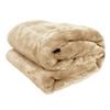 Radisson Bruno Linen Luxury Faux Fur Throw Rug 127 x 152 cm