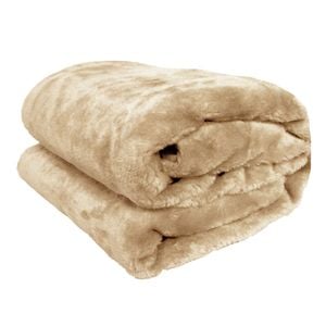 Radisson Bruno Linen Luxury Faux Fur Throw Rug 127 x 152 cm