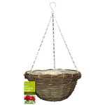 Brunnings 35cm Rattan Hanging Basket