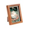 Nicola Spring Acrylic 3D Box Photo Frame with 4" x 6" Mount - 5" x 7"  - Dark Wood
