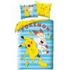 Pokemon High Five Cotton Quilt Cover Set - Single Bed Size