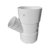 Holman 300 x 150mm 45º Storm PVC Junction