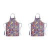 2PK Porto Valentina Cotton Apron Home Cooking/Baking Bib 20cm