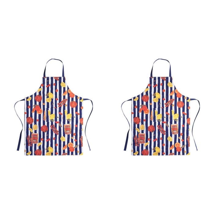 2PK Porto Valentina Cotton Apron Home Cooking/Baking Bib 20cm