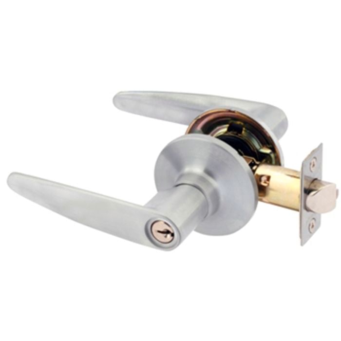 Gainsborough Satin Chrome G4 Series Ambassador Entrance Lever Set - Satin Chrome