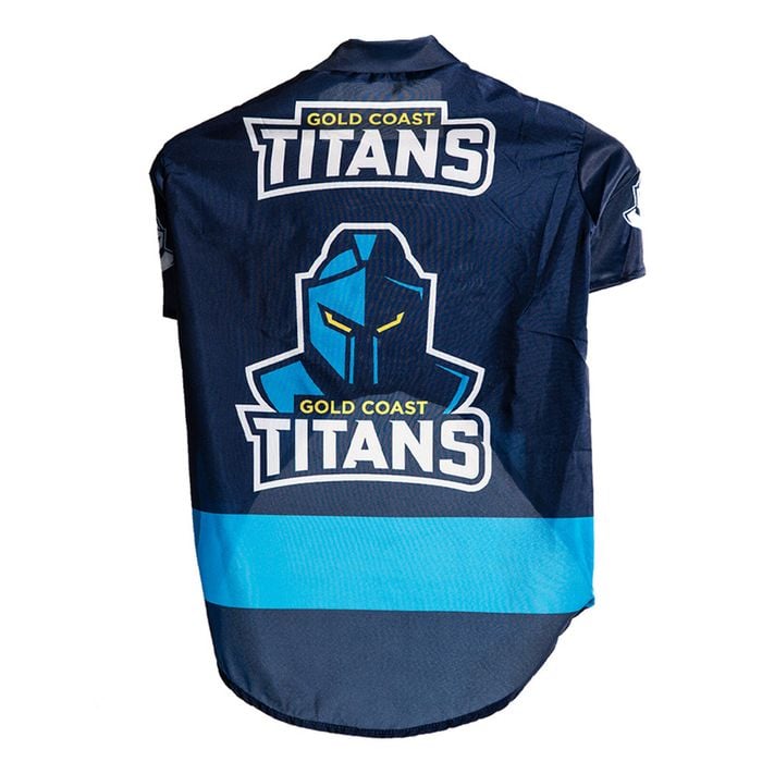NRL Gold Coast Titans Pet Dog Sports Jersey Clothing M