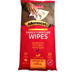 Monocel Timber Furniture Wipes - 20 Pack
