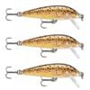 3x Rapala 3cm Countdown Sinking Hardbody Balsa Fishing Lures - Brown Trout
