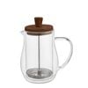 NF Living 350ml DWall Glass French Press Coffee Borosilicate Kitchenware Clear
