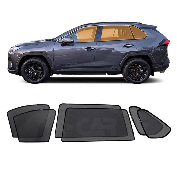 Car Window Sun Shade for Toyota RAV4 Rav 4 XA50 2019-2025 Sun Blind Mesh Rear Side