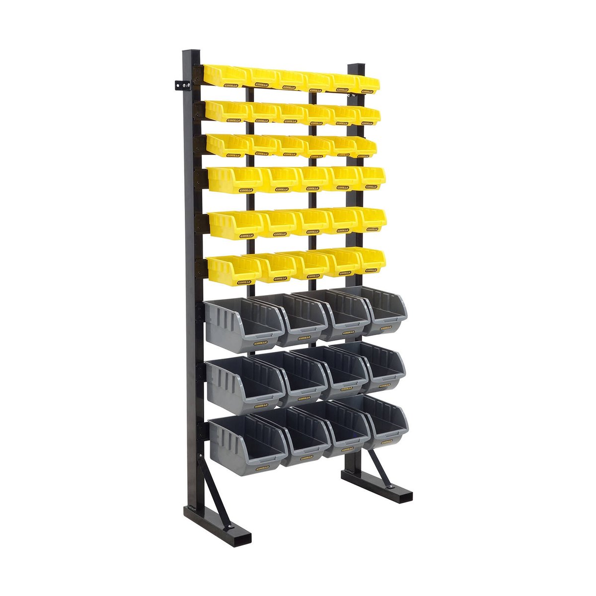 Gorilla Single Sided Storage Rack with Bins - Bunnings Australia