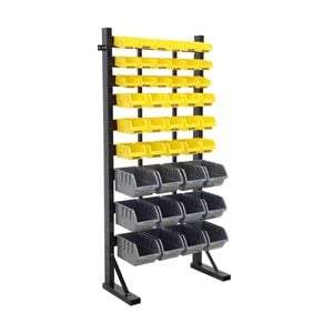Gorilla Single Sided Storage Rack with Bins