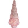 LVD LED Glass Xmas Tree Large Home/Living Room Display Decor 16x36cm Pink