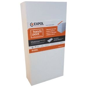 Expol 1200 x 600 x 25mm Handy Pack Polystyrene Sheets - 10 Pack