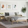 Oikiture Bed Frame Double Size Wooden Pine Timber Bedroom Furniture