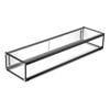 Exquisite One Tier Flat Glass Ambient Cake Display