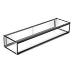 Exquisite One Tier Flat Glass Ambient Cake Display