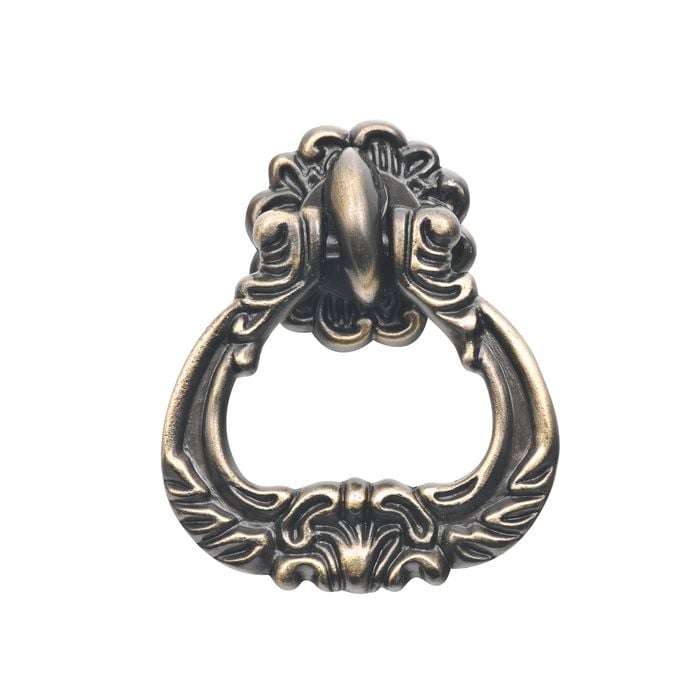 Prestige Large Antique Brass Jewel Pull Knob