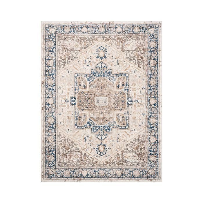 Zuni Floor Rug Soft Fluffy Modern Area Rug Living Room Bedroom 120x160cm Pale Blue