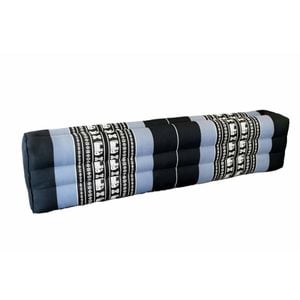 Handmade 80cm Long Yoga Bolster - Organic Kapok Filled Thai Meditation Cushion
