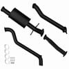 Ignite Exhausts Dpf Back For Ford Ranger Px3 2.0l 3" Muffler Black Aluminised Steel
