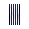 Canningvale Striped Cabana 160cm Cotton Terry Beach Towel Navy