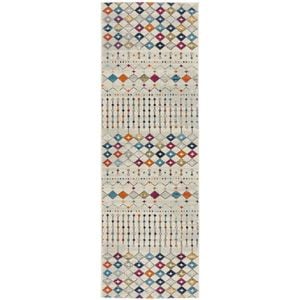 The Rug Connection Ama 356 Off White 300x80cm - Medium Runner Transitional Pet Friendly Indoor Rug