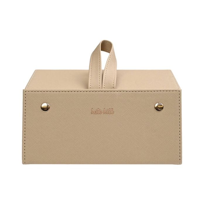 Kate Hill Travelling Glasses Storage Accessory Case Up to 3 Pairs Neutral
