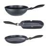 Stone Non Stick Grill, Wok & Frypan Tri Pack 28cm Baccarat