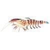 95mm Chasebait Flick Prawn Soft Plastic Fishing Lure with 4gm Lead Weight - Tiger Prawn