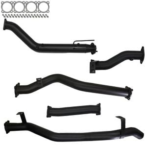 Ignite Exhausts Turbo Back For Toyota Landcruiser 79 Series V8 S/cab 3" No Cat & Straight Pipe Only 409 Stainless Steel