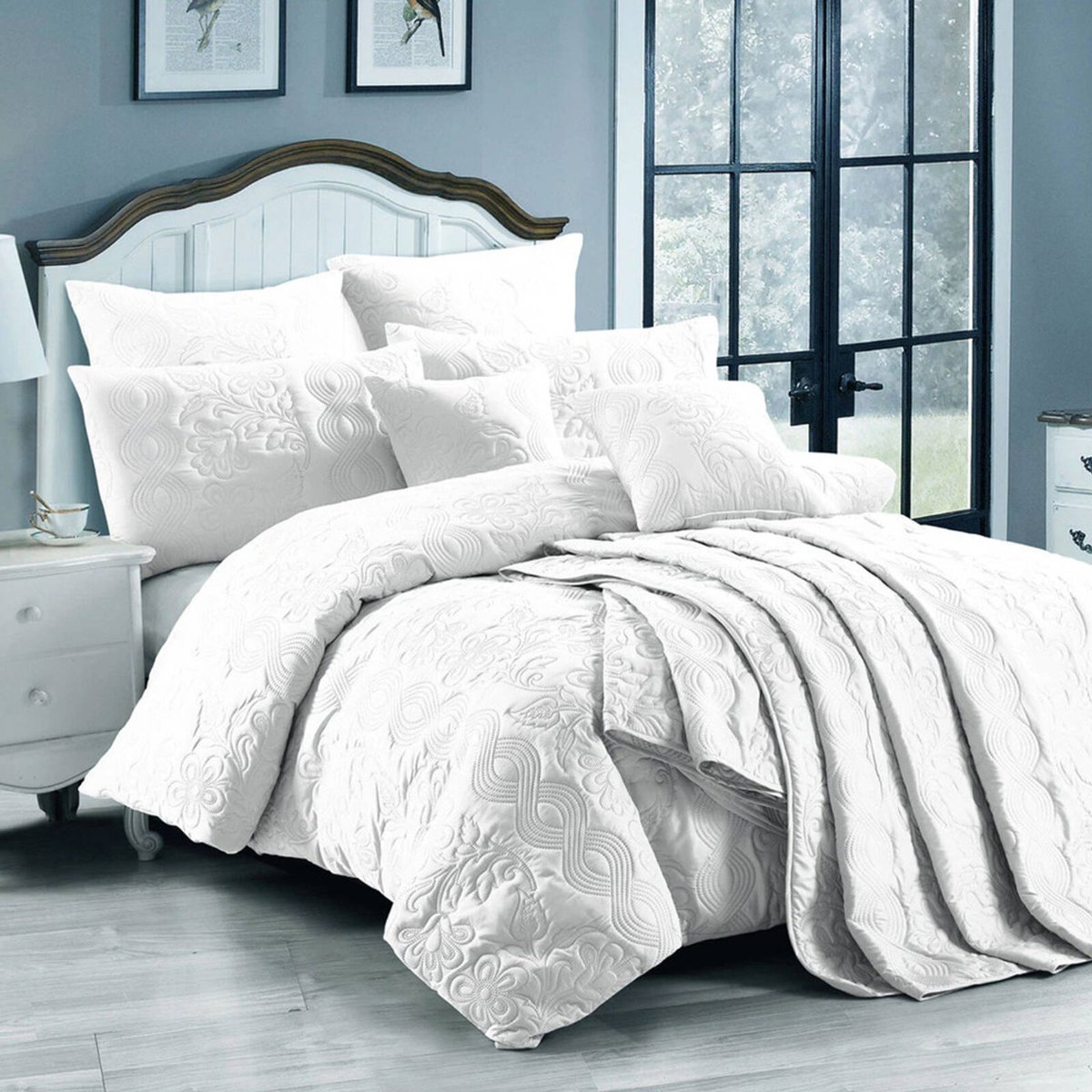 Georges Fine Linens Butterfly Quilt Cover Set - Queen