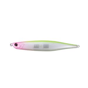 OSP Bent Minnow 106 Floating Minnow Fishing Lure Pink Head / Chartruse P74
