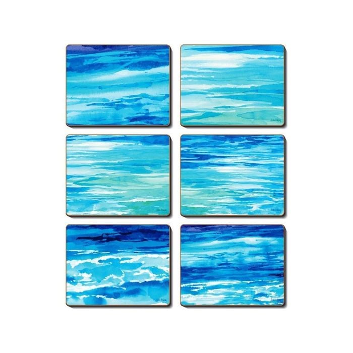 Cinnamon Placemats Cork Backed Set of 6 - Ocean Dreaming