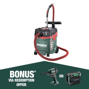 Metabo 36V 2 x 18V Cordless 30L H-Class Wet & Dry Vacuum Cleaner - Skin Only 602075850