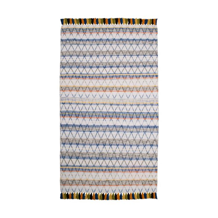 Colorscope summer diamond contemporary indoor rug blue 200x300cm