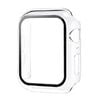 PC Full Cover Watch Case Tempered Screen Protector - For Apple iWatch 45mm (Clear)