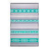Fab Habitat 180x270cm Ibiza Multicoloured Modern Recycled Plastic Reversible Outdoor Rug