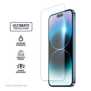 Kore Sapphire Tempered Glass for iPhone 15 - Clear
