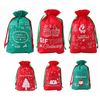 Jingle Jollys 6PCS Christmas Santa Sacks Drawstring Reusable Gift Storage Bags 2 Sizes