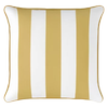 Mojo 45cm Cabana Stripe Yellow Cushion Cover with Pipe