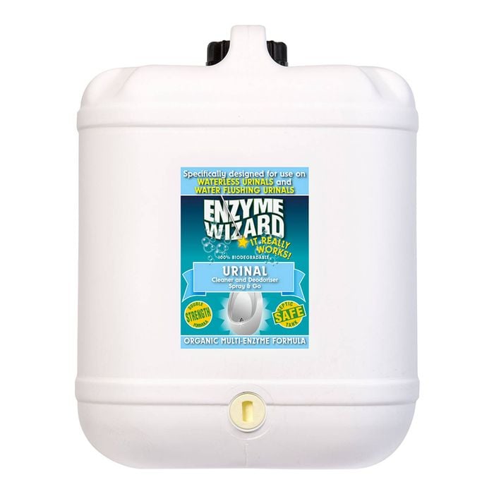 Enzyme Wizard Urinal Cleaner & Deodoriser For Waterless/Flushing Urinals 20L